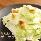 箸が止まらない！【白菜シーザーサラダ】和田明日香さんのレシピを再現！家事ヤロウで話題のレシピ