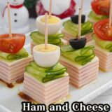 ハムとチーズの簡単ピンチョスの作り方☆シマシマ模様で華やかに♪簡単にもう一品ほしいときに手軽に作れます☆-Ham and Cheese Pinchos-【料理研究家ゆかり】【たまごソムリエ友加里】