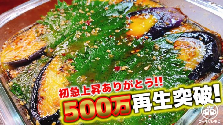 【焼いて漬けるだけ】これがマジ驚くほどウマすぎて無限に食べられてしまう『超やべぇやみつき大葉茄子』ご飯泥棒／麻薬茄子／低糖質／作り置き／野菜漬け／おつまみ／無限そうめん／夏野菜／痩せる食事／大食い