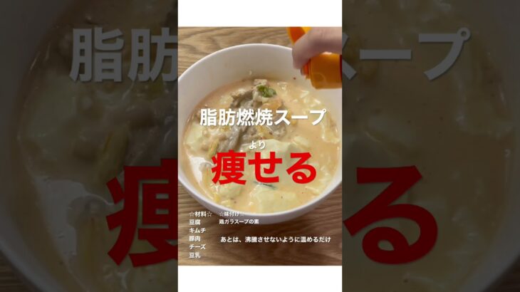 脂肪燃焼スープより痩せるデトックススープ ダイエットレシピ　Japanese food.