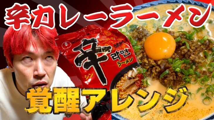 【辛ラーメン】覚醒アレンジで旨辛マイルド！昇天カレーラーメン！#辛ラーメン #アレンジレシピ #カレー