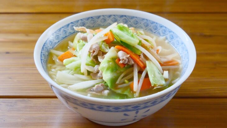 (私のお昼ご飯)インスタントラーメン　野菜炒め