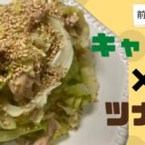 【時短レシピ】簡単に作れる前菜！？ツナ缶サラダ