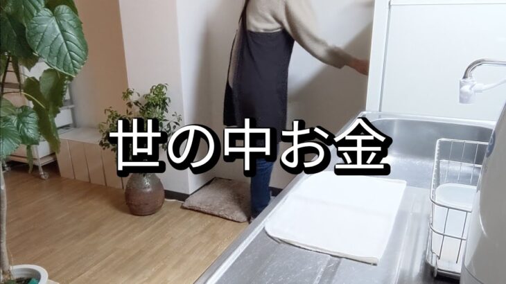 【一人暮らし】お金より愛だと言ってる場合では無く世の中お金、お金が無いと何も出来ないと知ったアラフィフのvlog