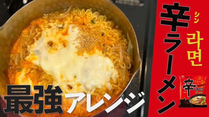 【辛ラーメン】簡単で最強な辛ラーメンアレンジ！食欲爆発して爆食いする日常vlog