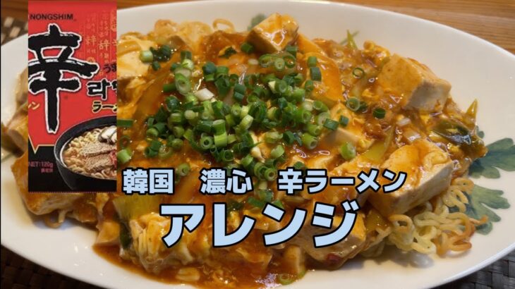 韓国　濃心辛ラーメンアレンジ