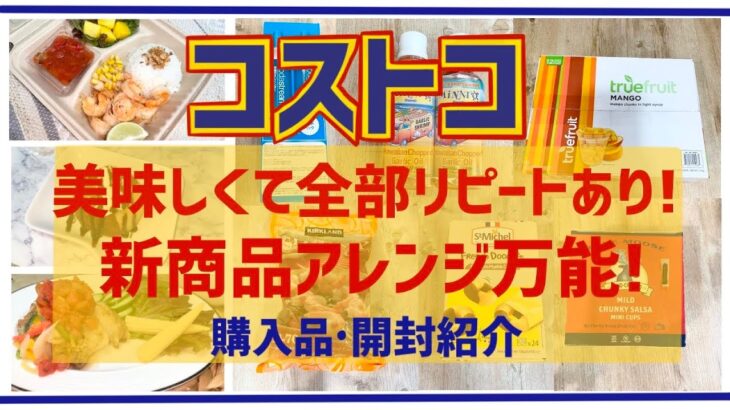 【コストコ】行く前に見て欲しい！新商品が美味しくてまた買いたい！！おすすめ商品も！購入品、開封、アレンジ紹介☆2022年8月②