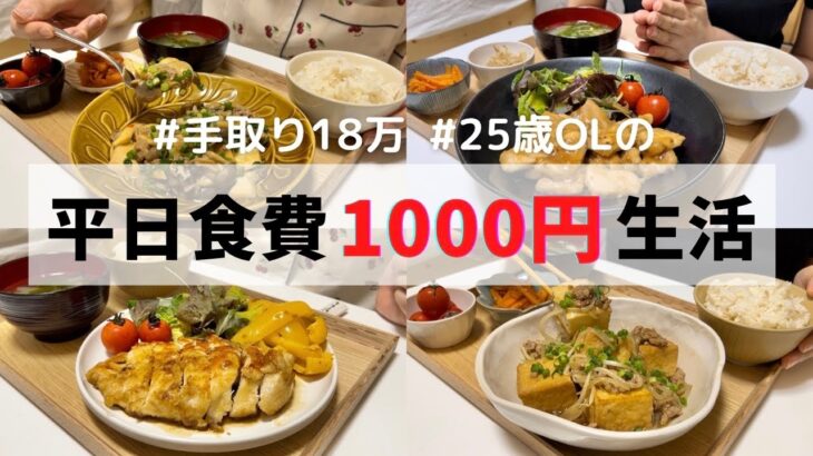 食費1000円で作る5日分の夜ごはん！レシピ紹介