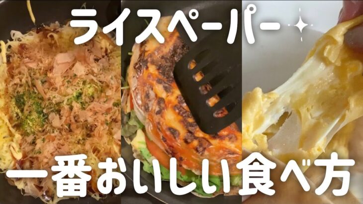 【ライスペーパーがあるなら】太らないお好み焼きとピザ！ダイエットレシピ