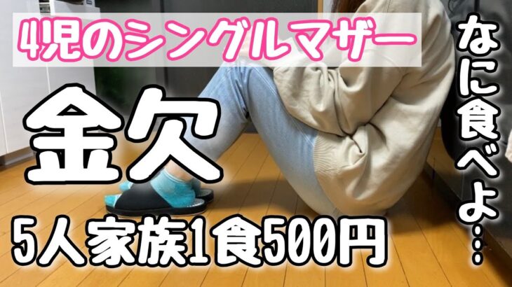 【1食500円】金欠に耐える超節約晩ご飯レシピ。1人前100円で作る2日間の記録【4児のシンママ】