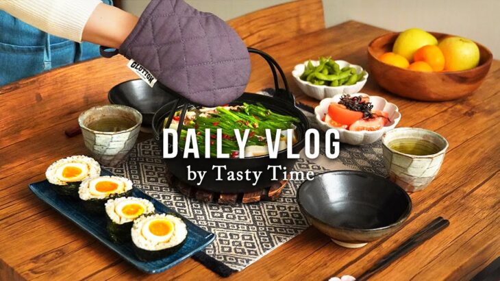 毎日鍋を楽しむ平日5日間の晩ご飯／共働き夫婦の1週間の時短レシピ・献立／手抜き・節約・ダイエットにもおすすめ／Daily Vlog