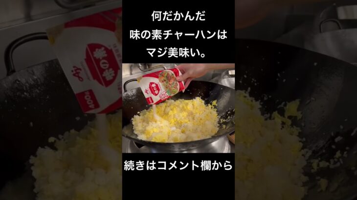 なんだかんだで味の素チャーハンはマジ美味い。