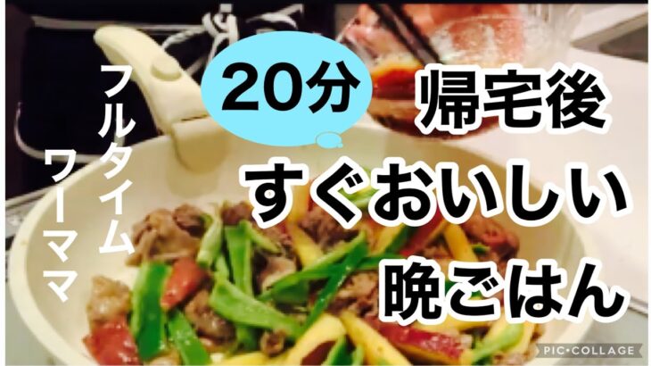 【やばい‼️ご飯が止まらない】20分で作る簡単絶品レシピ/時短レシピで楽しよう/パパッと作る簡単おかず/フルタイム40代主婦