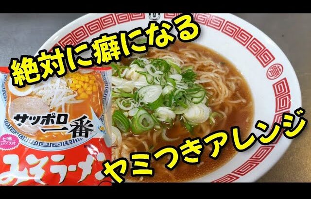 サッポロ一番みそラーメン○○したらヤミつき間違いなし！アレンジ レシピ 裏ワザ インスタントラーメン 袋麺 旨い 美味しい 簡単 麺料理 作り方 Japanese ramen arrange