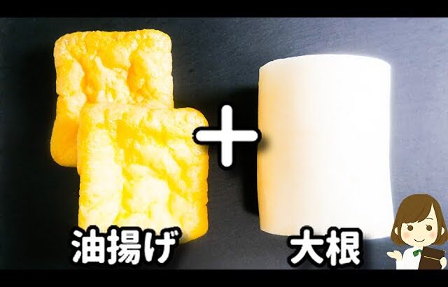 【大根の大量消費にオススメ！】これ節約レシピとは思えない！マジでご飯が進みます！『やみつき油揚げ大根』の作り方