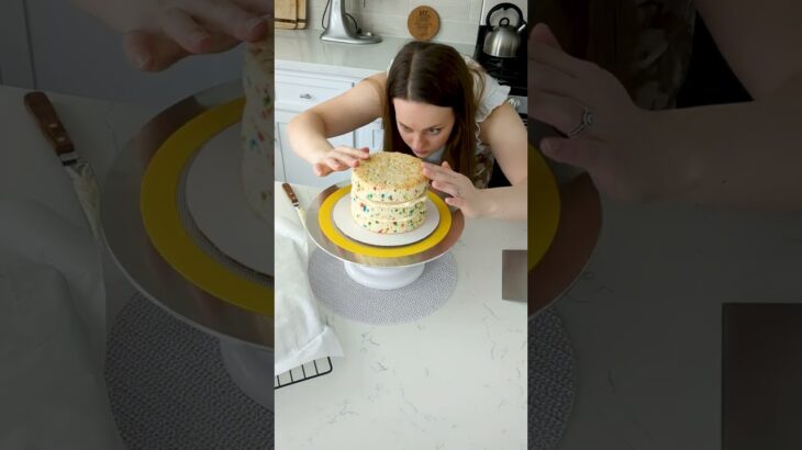 Mini Confetti Layer Cake | Part Two | The Floral Apron