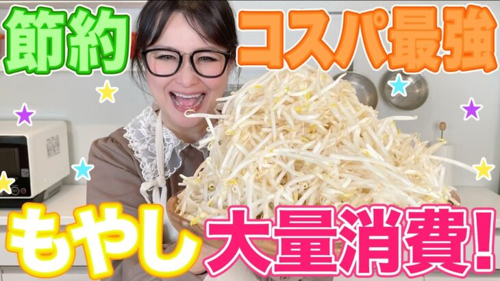 【簡単】コスパ最強節約レシピ！もやし大量消費第２弾！