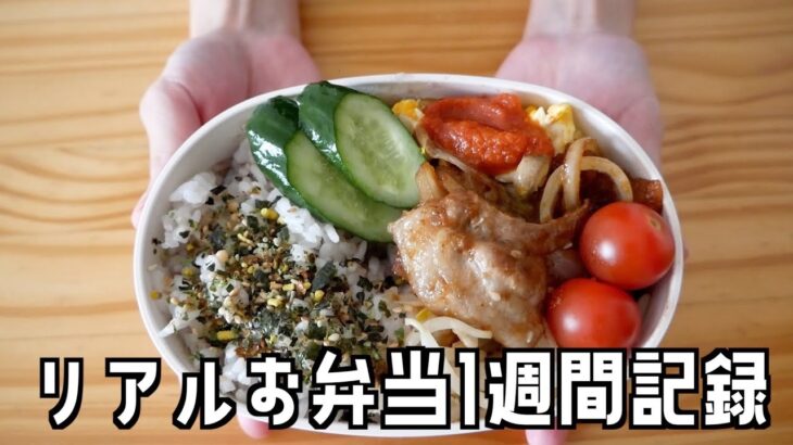 一人暮らしのリアルお弁当１週間記録／食費節約