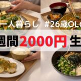 食費1ヶ月1万円の一人暮らしごはん【朝昼ご飯も1週間分紹介】🍚