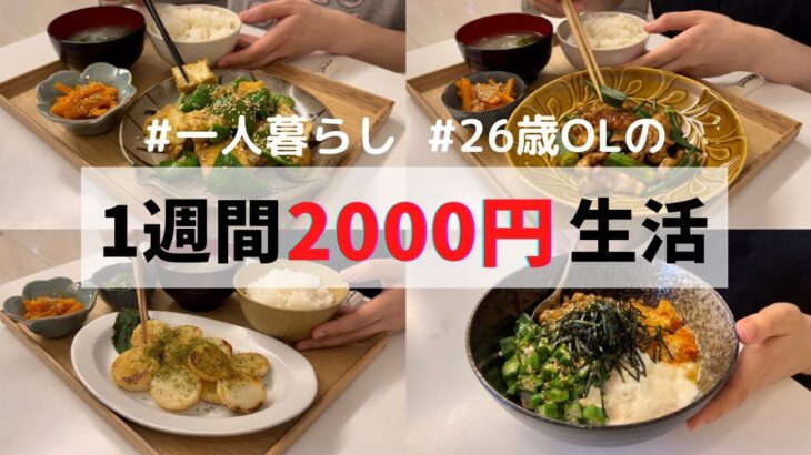 食費1ヶ月1万円の一人暮らしごはん【朝昼ご飯も1週間分紹介】🍚