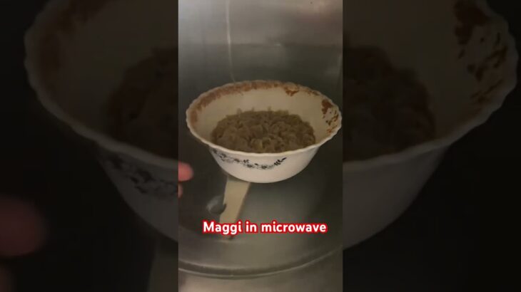 Maggi in microwave #recipe #alhamdulillah