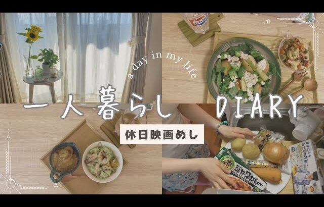 暑さと映画は最高のスパイス【一人暮らし】【自炊】【夜ごはん】