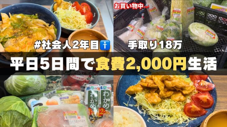 平日食費2,000円で過ごす一人暮らし男子の自炊生活【5日分レシピ紹介】