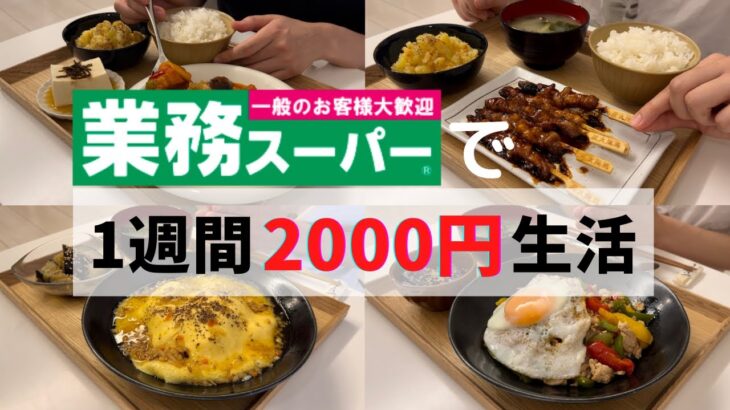 【業務スーパー】人気商品爆買い🔥2000円で作る超豪華レシピ