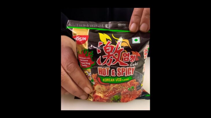 Spicy Korean noodles🥵🌶️#shorts#asmr#trending#spicy#korean#streetfood#maggi#snack#instant