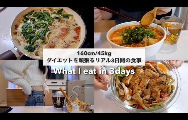 SUB）【Diet vlog🔥】160cm/45kg｜ダイエットを頑張る私のリアル3日間の食事🍲🔥｜サラダレシピ｜スープレシピ｜ダイエットSコーヒー｜What I eat in 3days