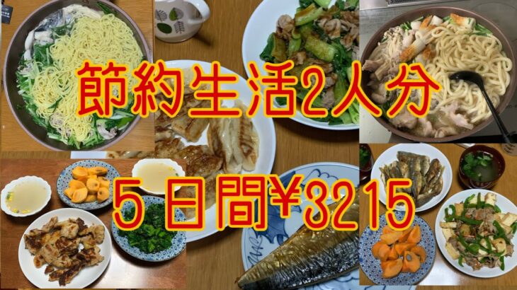 【節約生活】アラ還夫婦2人分✖️５日間#アラ還 #ずぼら飯 #なんちゃって料理 #時短レシピ #節約レシピ #簡単レシピ #自給自足 #鍋物