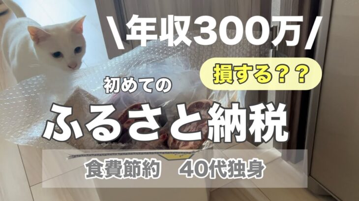 【ふるさと納税】年収300万でお得？/ 激安時短レシピ/ 独身と猫2匹