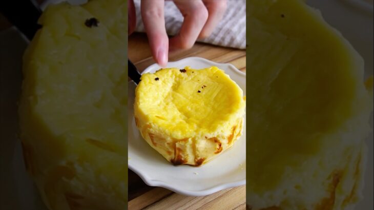 120円で作る！材料4つで節約チーズケーキ作り方。　#food