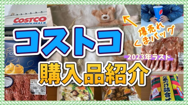 【コストコ】激レアくまちゃんバッグをGET！マニアの購入品紹介☆巨大肉の活用法や定番品の紹介も☆2023.12【COSTCO】