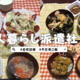 【夜ご飯平日献立】仕事定時帰宅後の夕飯献立4/15〜4/19編m(._.)m水曜日以外ね（╹◡╹）一人暮らし　自炊記録