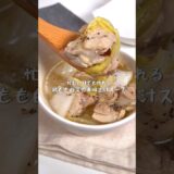 忙しい日こそ作って欲しい簡単レシピ！鶏もも白菜の旨だしスープ