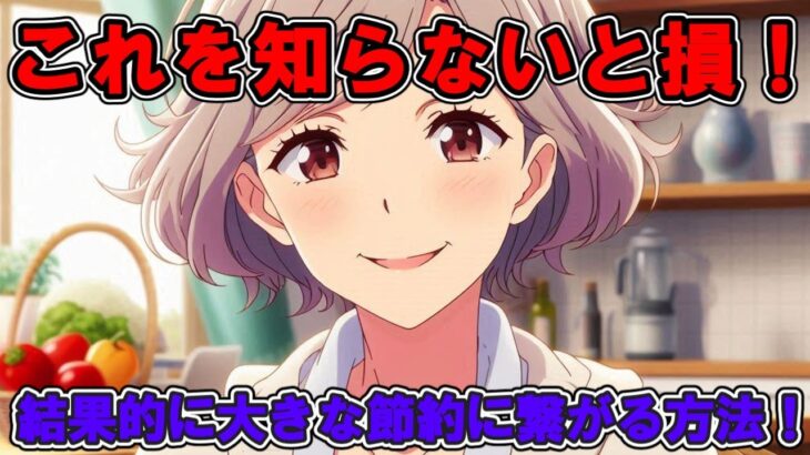 これを知らないと損！結果的に大きな節約に繋がる方法！【ガルちゃん】節約, 節約術, 貯金, 投資, ポイ活, ズボラ, 生活費, 固定費,  お金,