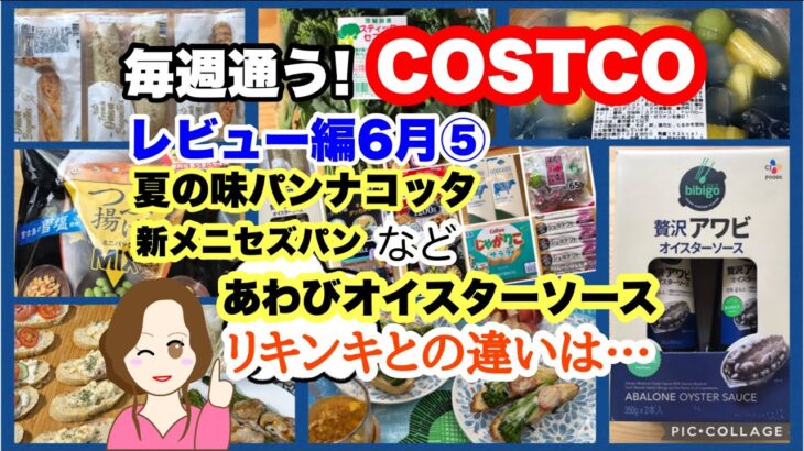 コストコ購入品🆕サマーパンナコッタ🆕千年屋つぶ揚げミックス🆕メニセズフレンチオニオンバゲット🥖bibigo 贅沢アワビオイスターソースなど[COSTCO]6月④