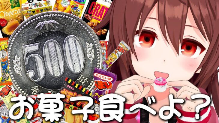 予算「500円」でお菓子パーティしよ🍫 大人はお酒も可◯（予算別）とする！！【個人VTuber リア】