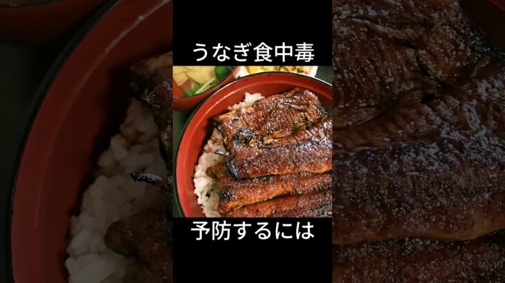 うなぎ食中毒予防するには