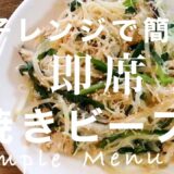 【レンジで簡単♪混ぜるだけ】即席！火を使わない焼きビーフン