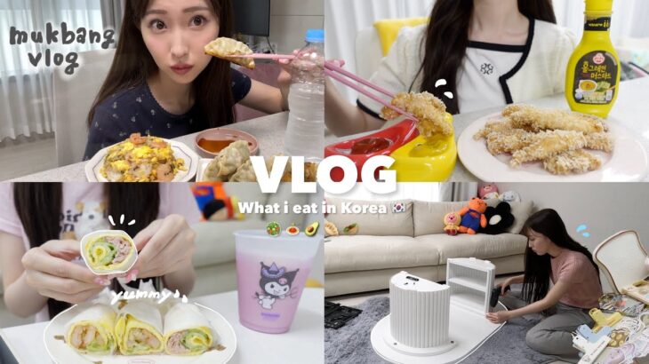 【Vlog】韓国で暮らす日常vlog🏡 ダイエットも勉強も家事も全部両立したい🧘🏻‍♀️🍝体型管理中の食事🍽️韓国語の勉強法✏️ダイエットレシピ🍳