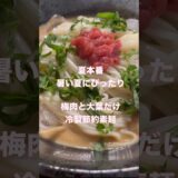 大葉と梅肉だけで簡単節約そうめん！10分で誰でも美味しく出来るリピ確定レシピ#shorts #簡単レシピ #節約レシピ