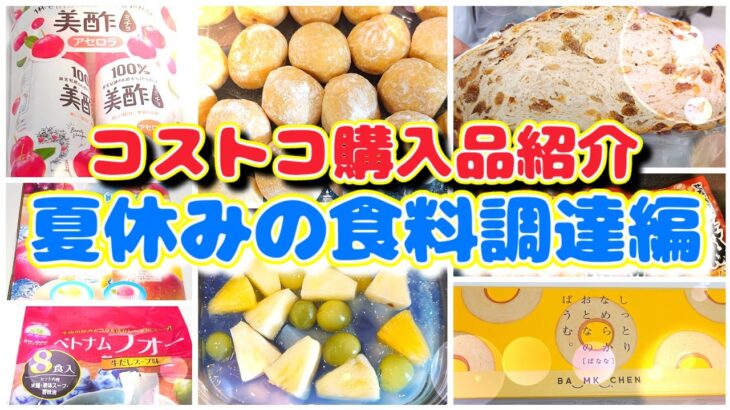 コストコ購入品紹介 夏休みの子供たちの食料調達へ…