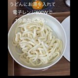 簡単レシピ#電子レンジ料理#冷凍うどん