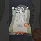 お湯注ぐだけ！この味噌汁やべぇうまさ！茄子オクラ白菜伊予の麦みそ