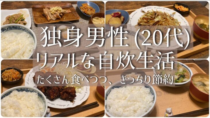 １食500円の節約自炊飯　　【男の自炊記録】20代独身男性の夜ごはん 節約で美味しいご飯の記録