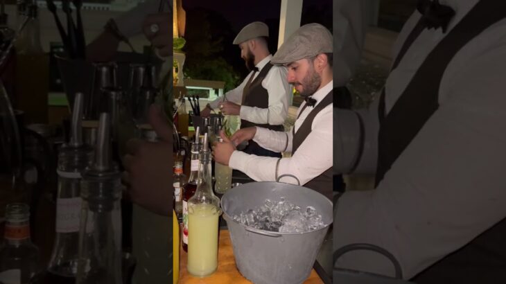 Mixologist en acción