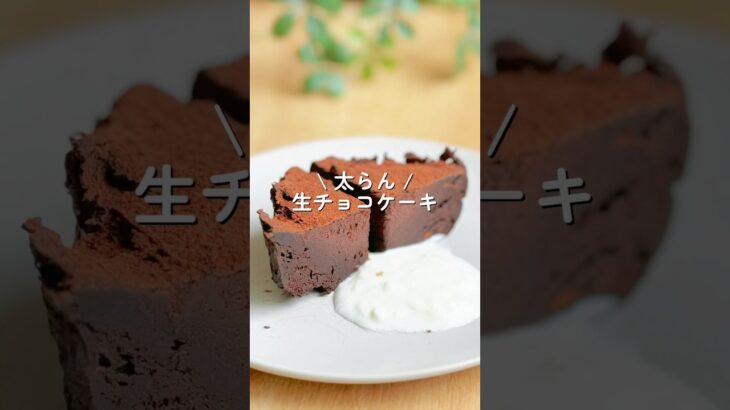 【インスタで224万再生】豆腐で生チョコケーキ！？　#ダイエット #ダイエットレシピ #shorts