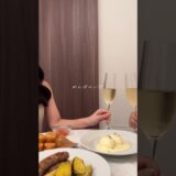 彼がいない日に妹とおうちパーティー🌙🥂✨🤍#shorts #おうちごはん #おもてなし料理 #パーティー料理
